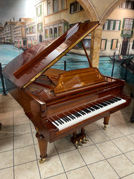 Wilhelm Schimmel W 180 Royal Intarsia Flora Grand Piano - Artisan Masterpiece