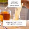 Vanilla Honey straws in tea