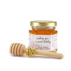 Sweet Holiday Honey Party Favor Gifts - 2oz Gold Lid