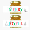 merry joyful Christmas holiday party favor gift honey trees