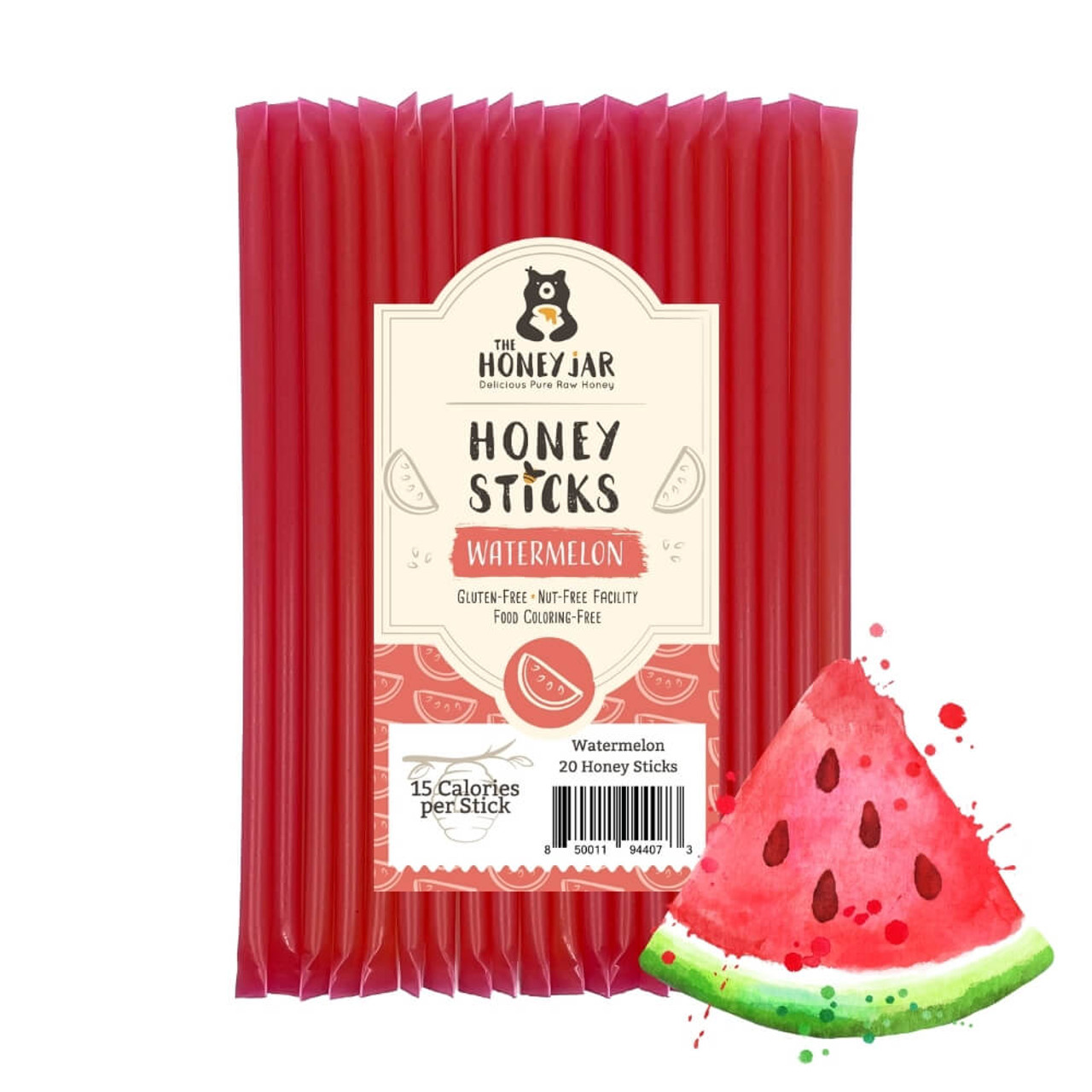 Watermelon Honey Sticks - 20 Count Package