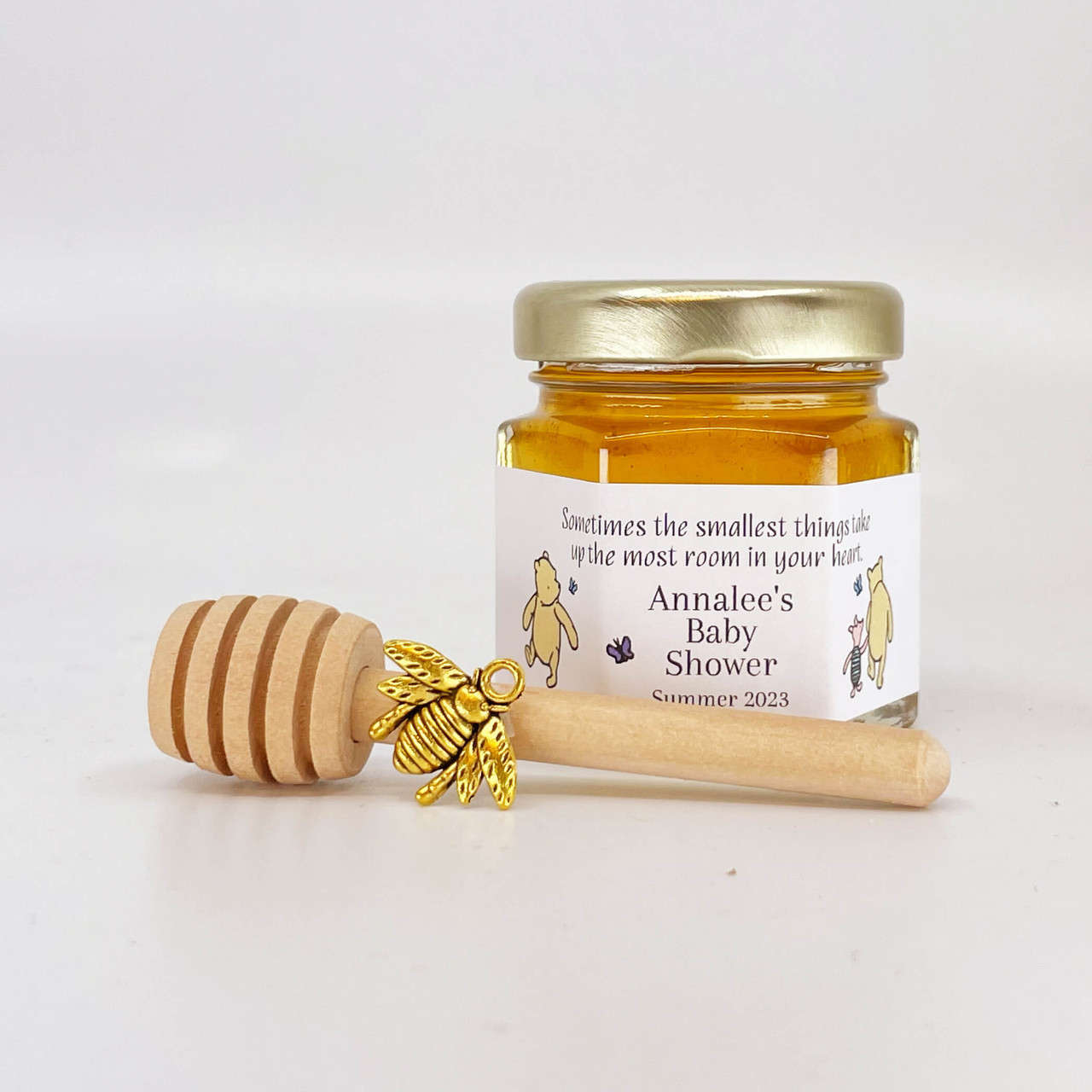 Winnie the Pooh Sometimes the Smallest Things - Baby Shower Honey Party Favors