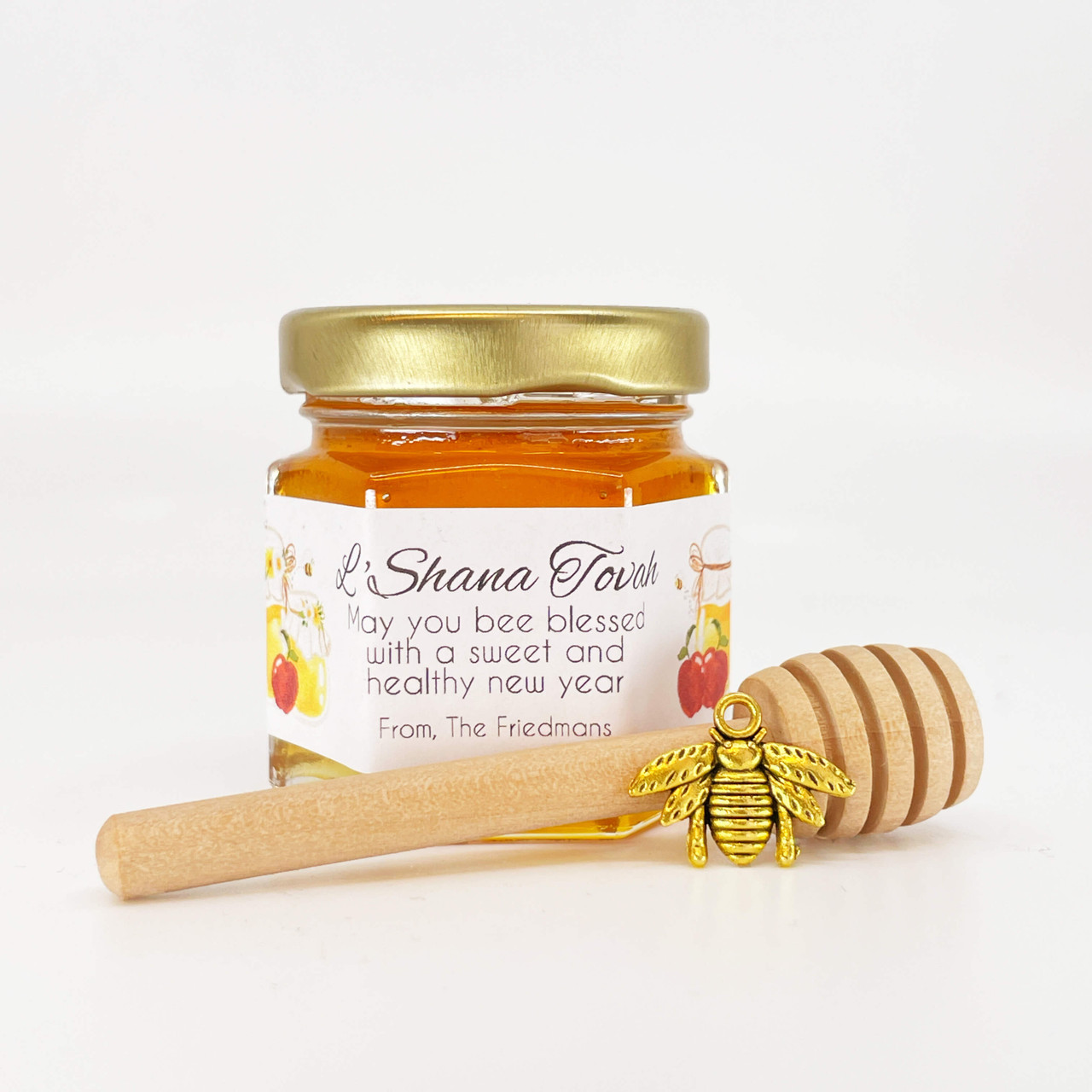 High Holidays mini honey favor gift