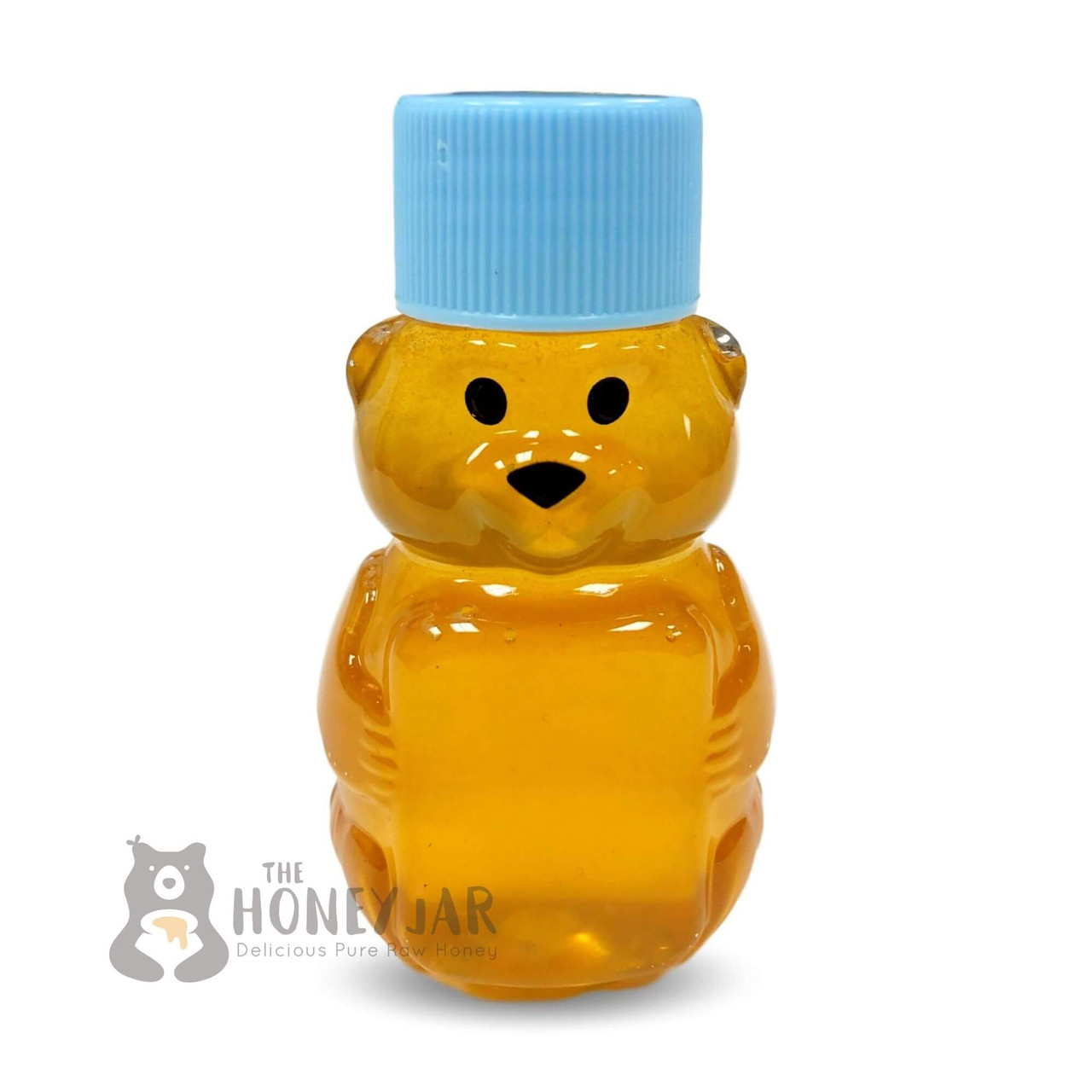 Mini Blue Honey Bear with Honey