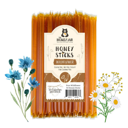 50 Count Wildflower Honey Sticks
