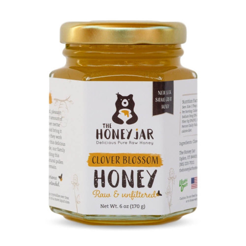 6 oz clover honey pure raw