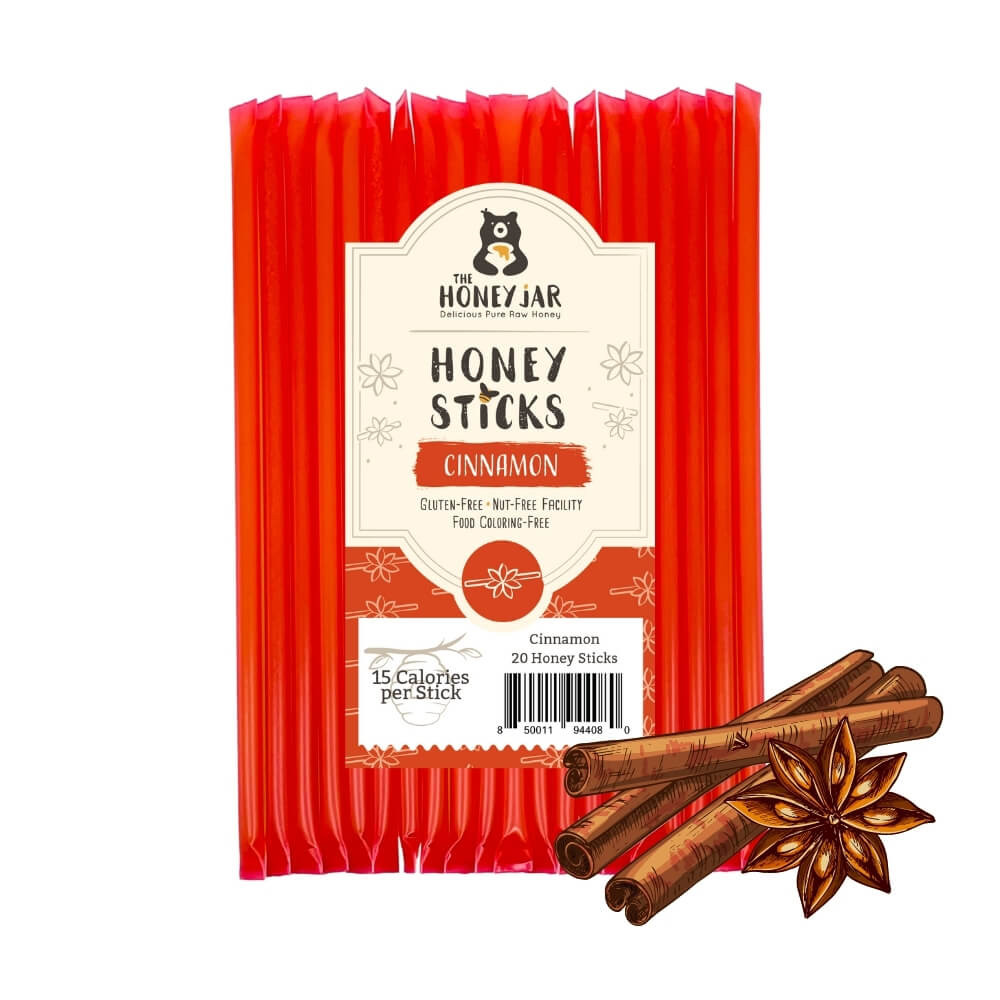 20 Pack - Cinnamon Honey Sticks