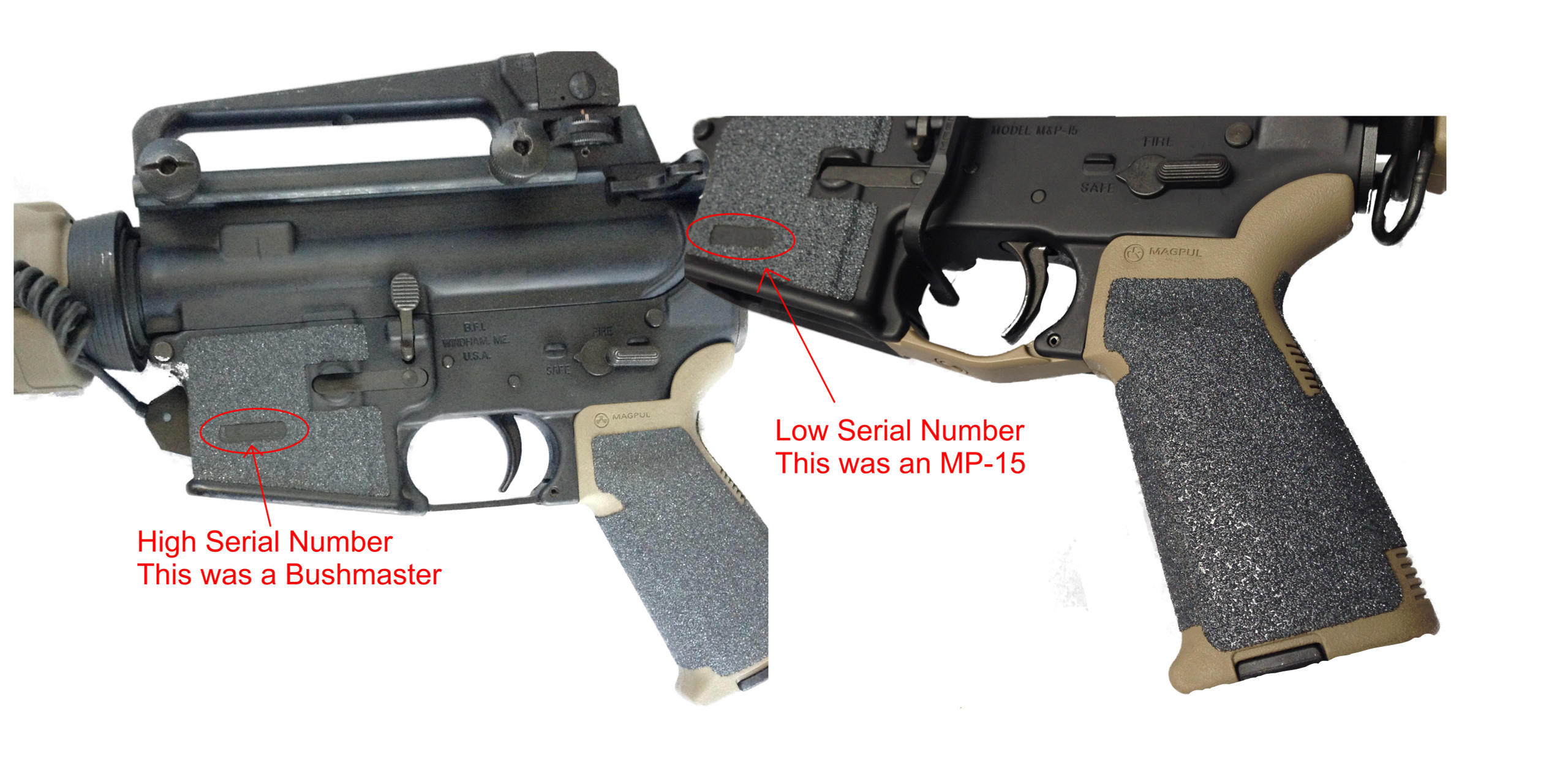 TALON Grips for the Magwell of the AR Platform