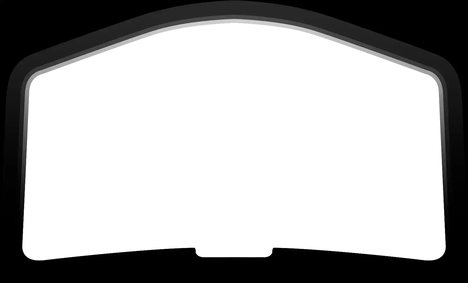 outline of a red dot sight