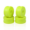 TZO Control Tire 1.0 Set Non-Glued (Tires+Inserts+Rims), Yellow Rims, Ultra Soft Coast 2 Coast RC