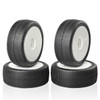 TZO 201 Set Non-Glued (Tires+Inserts+Rims), White Rims, Super Soft Coast 2 Coast RC