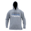 Tekno RC Pull Over Hoodie (stacked logo, gray). (Large) Coast 2 Coast RC