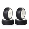 TZO 202 Pre-Glued Set 4pcs, White Rims, Hard Coast 2 Coast RC