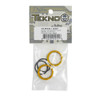 TKR6013BY – Shock Adjustment Collars (short, aluminum, YELLOW ano, 2pcs)