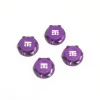 TKR5116BP Wheel Nuts (RC Logo, 17mm, serrated, PURPLE anodized, M12x1.0, 4pcs)