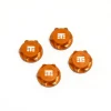 TKR5116BO Wheel Nuts (RC Logo, 17mm, serrated, ORANGE anodized, M12x1.0, 4pcs)