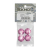 TKR5116BN Wheel Nuts (RC Logo, 17mm, serrated, PINK anodized, M12x1.0, 4pcs)