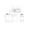 SRT BH9027 1/8 Off-Road Full Metal Case 27kg 0.075s. HV Brushless Servo