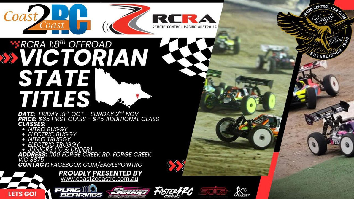 RCRA 1/8 Offroad Victorian State Titles 2025