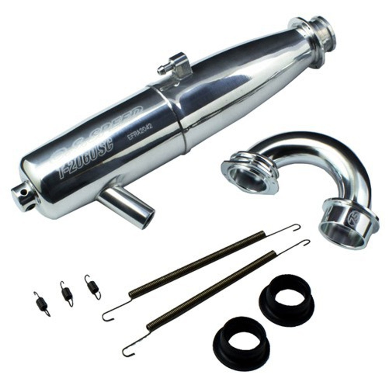 ホビーラジコン O.S. SPEED Tuned Silencer,Complete Set OS Engines O.S. Speed R2104 1/8 Scale Engine with T-2080SC