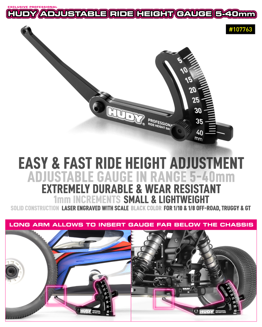Ride height gauge rc sales
