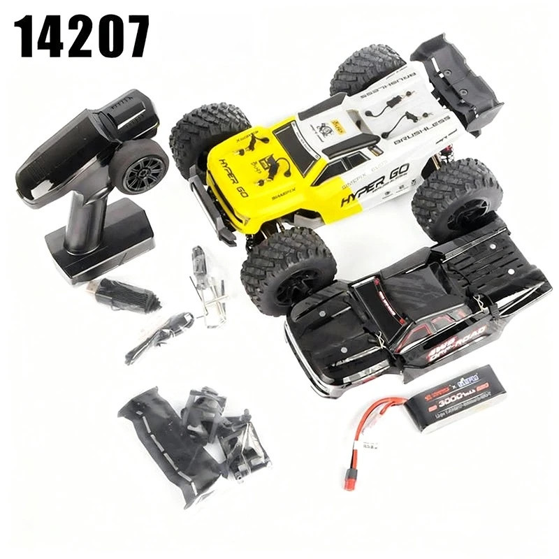 MJX 1/14 Hyper Go 4WD Off-Road Brushless RC Truggy (Model 14207