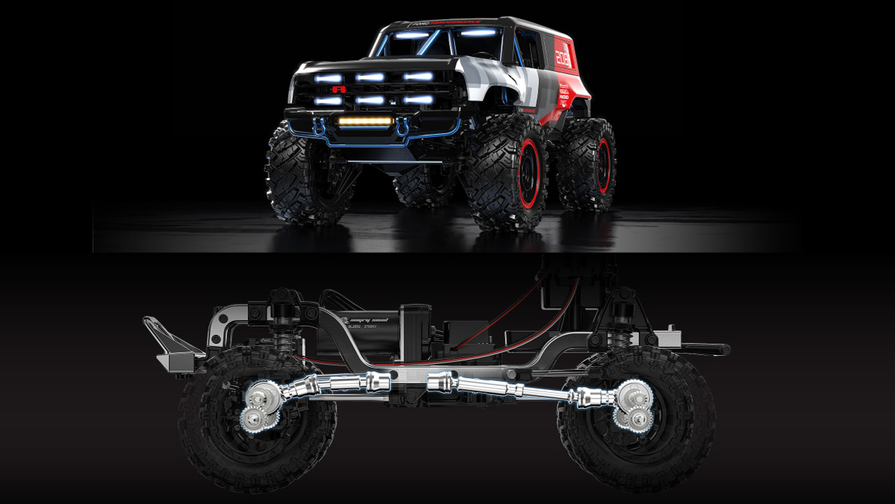 MJX 1/12 Hyper Go Ford Bronco R 4wd Brushless 2s rc Crawler