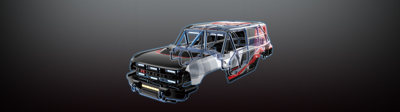 MJX 1/12 Hyper Go Ford Bronco R 4wd Brushless 2s rc Crawler