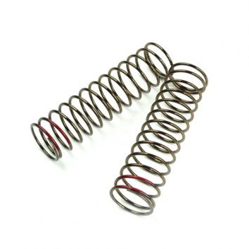 Low Frequency Shock Spring Set (rear, 1.6x13.7, 2.94lb/in, 85mm, red) Coast 2 Coast RC