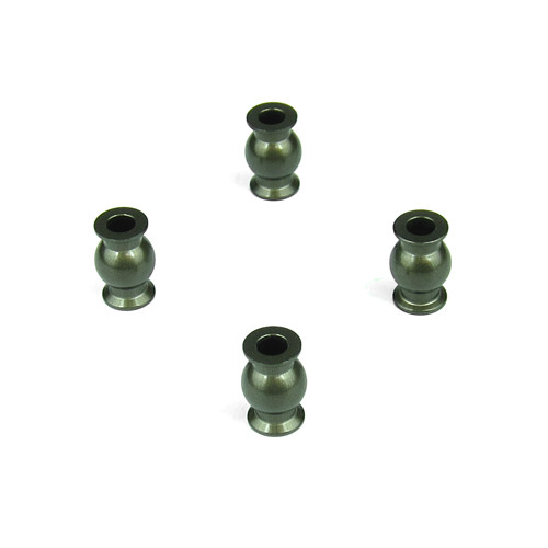 TKR8052A Pivot Balls (6.8mm, camber, str links, almnm, centered, 4pcs) Coast 2 Coast RC