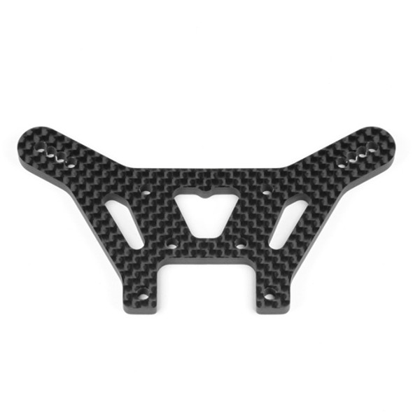 TKR6582XC Shock Tower (rear, -2mm, carbon fiber, EB410) Coast 2 Coast RC