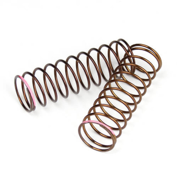 TKR7243 Shock Spring Set (rear, 1.3x11.25, 2.4lb/in, 63mm, pink) Coast 2 Coast RC