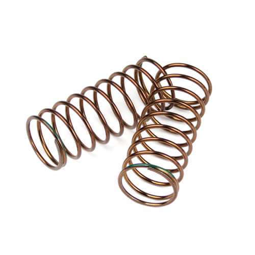 TKR7234 Shock Spring Set (front, 1.4x9.75, 3.81lb/in, 50mm, green) Coast 2 Coast RC