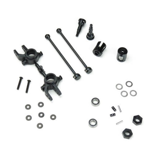 TKR6851X M6 Driveshafts and Steering Blocks for Slash/Stmpd 4x4 (front, 6mm) Coast 2 Coast RC