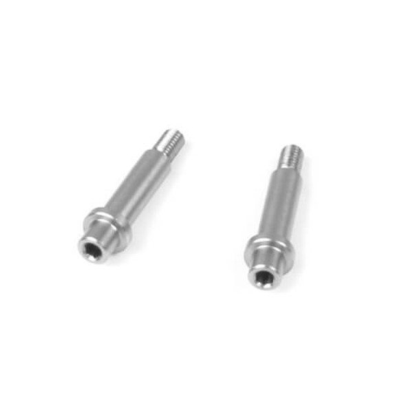 TKR6629B Steering Posts (revised, steel, 2pcs) Coast 2 Coast RC