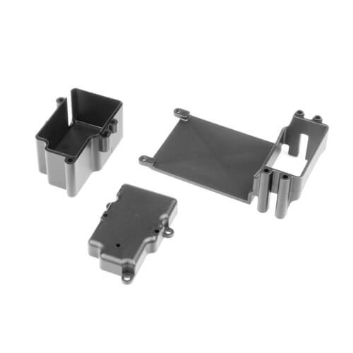 TKR9065 Servo Mount, ESC tray, RX Box (EB/ET48 2.x) TKR9065 Coast 2 Coast RC Tekno RC