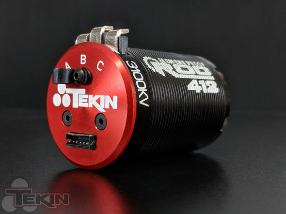 Tekin ROC412 Element Proof 4-Pole Sensored Brushless Rock Crawler Motor (3100kV) Coast 2 Coast RC