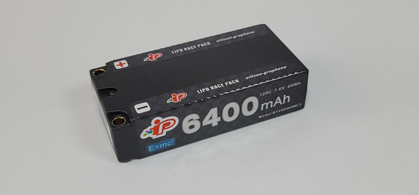 Intellect 6400 Mah 7.6v 120c Graphene Lipo Battery - Shorty - Intl6400-2s-MC3