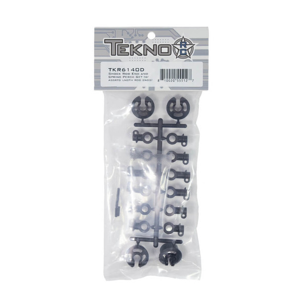 TKR6140D – Shock Rod End and Spring Perch Set (w/ assorted length rod ends) Coast 2 Coast RC