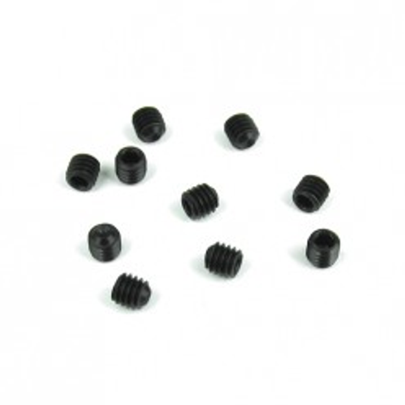TKR1602 M4x4mm Set Screws (black, 10pcs) Coast 2 Coast RC