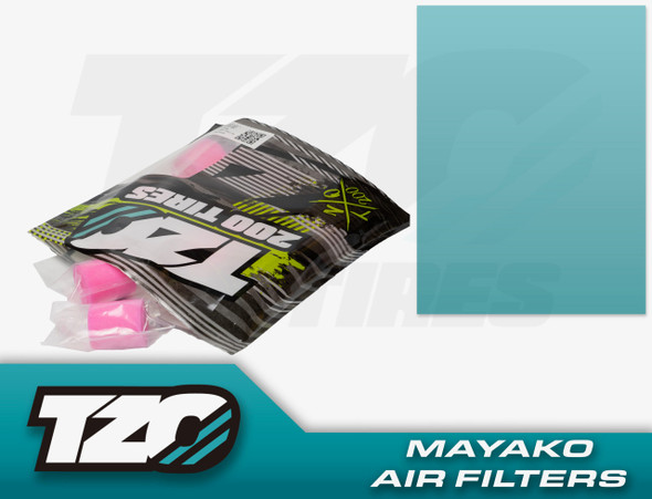 TZO FlockFilter Mayako MX8 Pre-Oiled Air Filters (Pack of 10) Coast 2 Coast RC