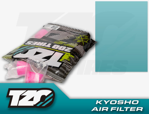 TZO FlockFilter Kyosho MP10 & MP9 Pre-Oiled Air Filter (Pack of 10) Coast 2 Coast RC