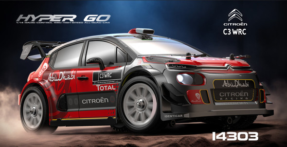 MJX 1/14 Hyper Go Citroen 4wd Brushless 2S RC Car Coast 2 Coast RC