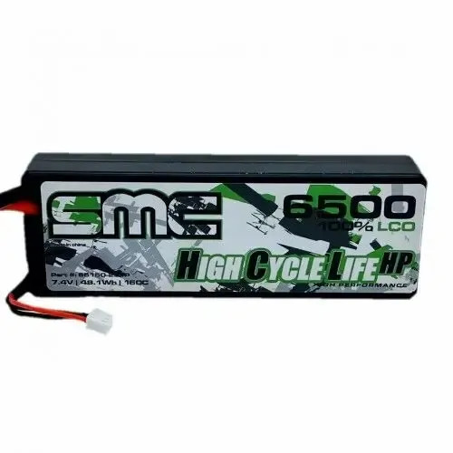 HCL-HP 7.4V-6500mah 150c Hardcase T style Connector Coast 2 Coast RC
