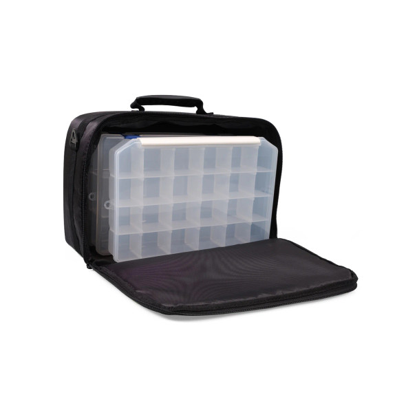 TZO Tool Bag (Black) with 3 Tool Boxes (2+1)