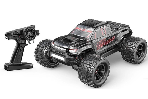 MJX RC Hyper Go RC Monster Truck Electric Brushless 4WD 1/10 Scale ATR - Black