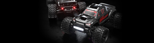 MJX RC Hyper Go RC Monster Truck Electric Brushless 4WD 1/10 Scale ATR - Black