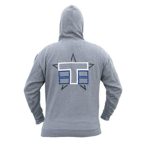 Tekno RC Pull Over Hoodie (stacked logo, gray) Coast 2 Coast RC