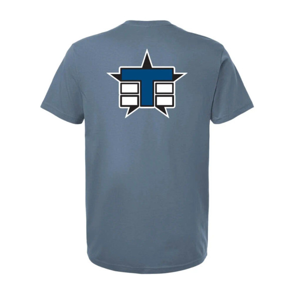 Tekno RC T-Shirt (Classic T Logo, slate blue heather) Coast 2 Coast RC