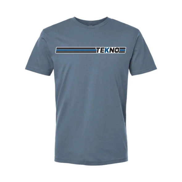 Tekno RC T-Shirt (Classic T Logo, slate blue heather) Coast 2 Coast RC